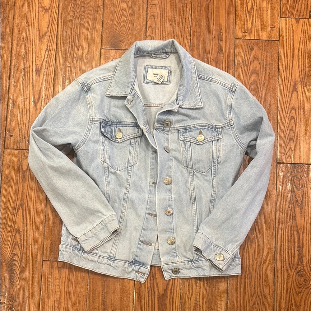 Forever 21 Blue Jean Jacket Classic Style